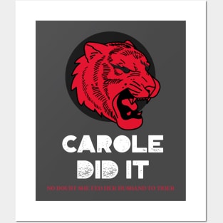 CAROLE DID IT Posters and Art